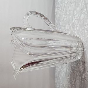 Vintage Etched Glass Drink Pitcher